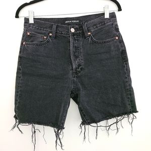Aritzia Denim Forum Midi Shorts